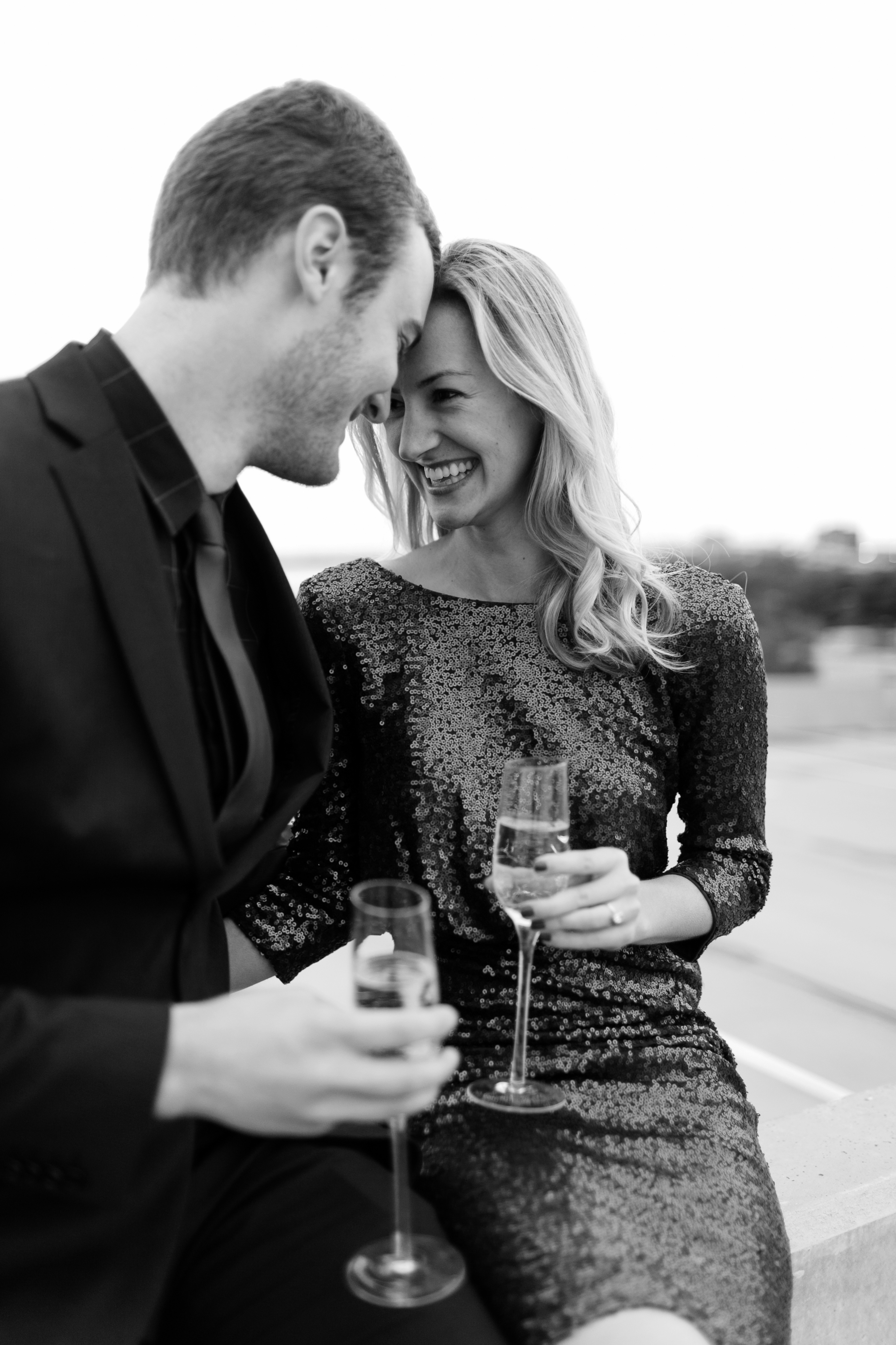 glam save the date engagement shoot / LivvyLand livvyland-blog-olivia-watson-save-the-date-photo-idea-rent-the-runway-sequins-dress-engagement-shoot-austin-texas-kayla-snell-photography-pop-champagne-12