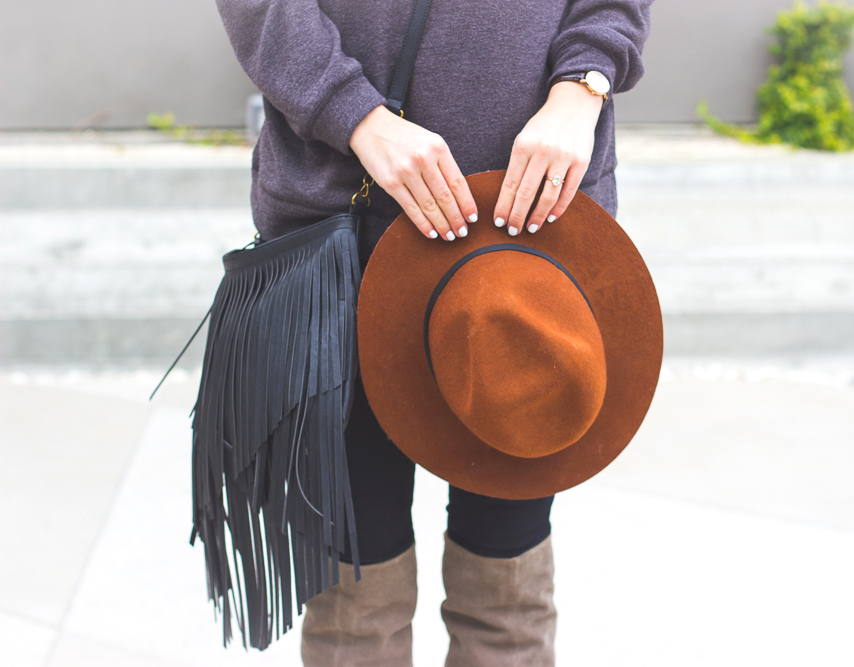cute & casual essentials / LivvyLand livvyland-blog-olivia-watson-south-congress-hotel-charcoal-grey-sweater-turtle-neck-seychelles-over-the-knee-larimar-boots-austin-texas-fashion-blogger-5
