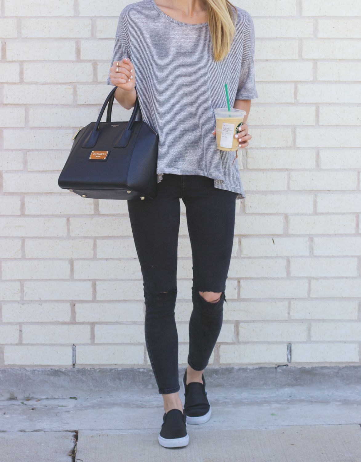 black and white slip on vans outfits