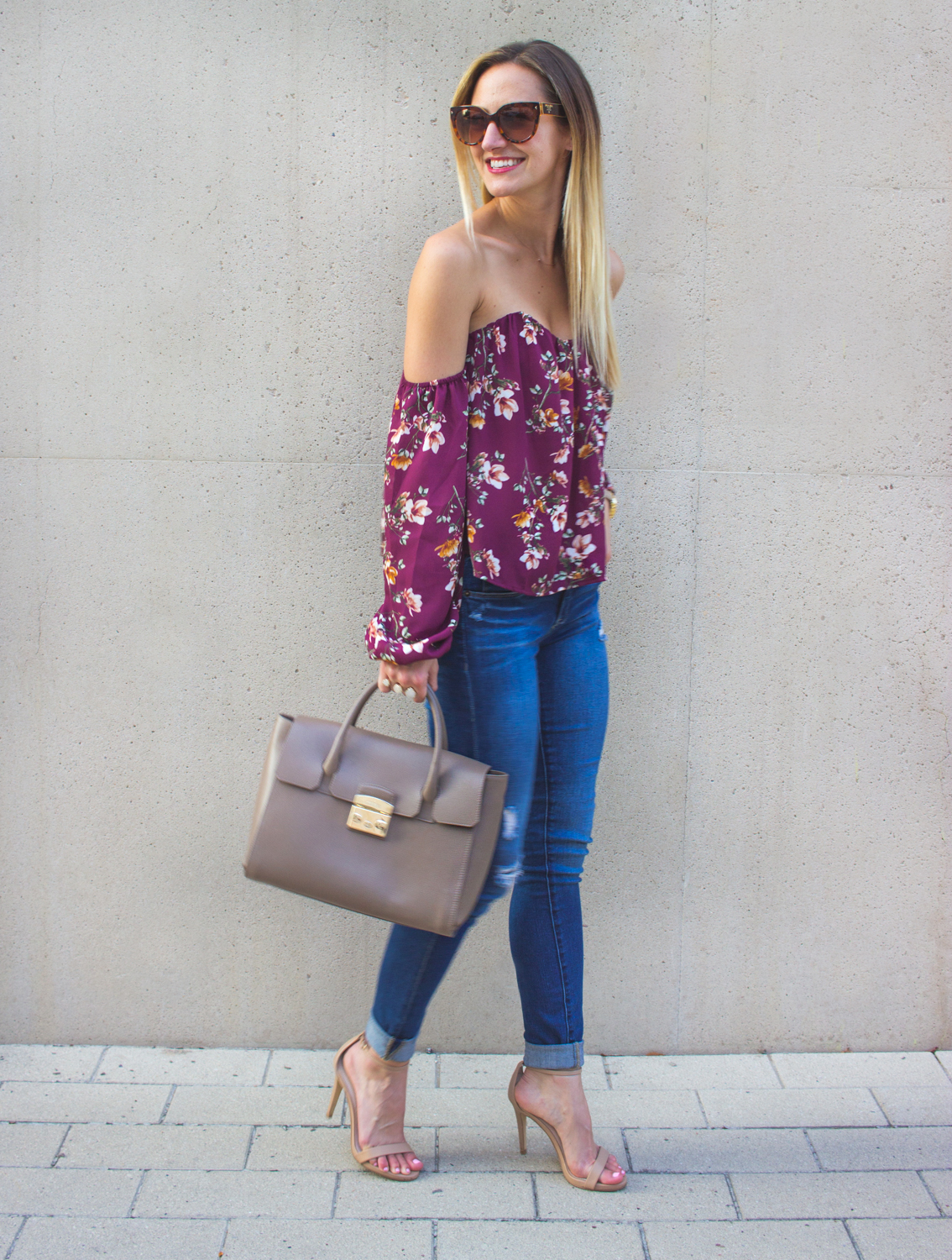 livvyland-blog-olivia-watson-austin-texas-fashion-blogger-off-shoulder-boustier-top-4si3nna-floral-blank-nyc-nordstrom-skinny-jeans-6